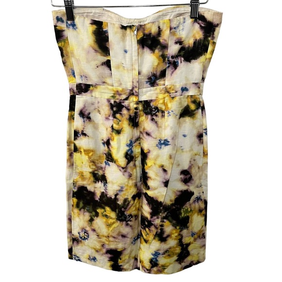 Women's J. Crew Shoulderless Multi-Color Dress Size 0 - Picture 2 of 4